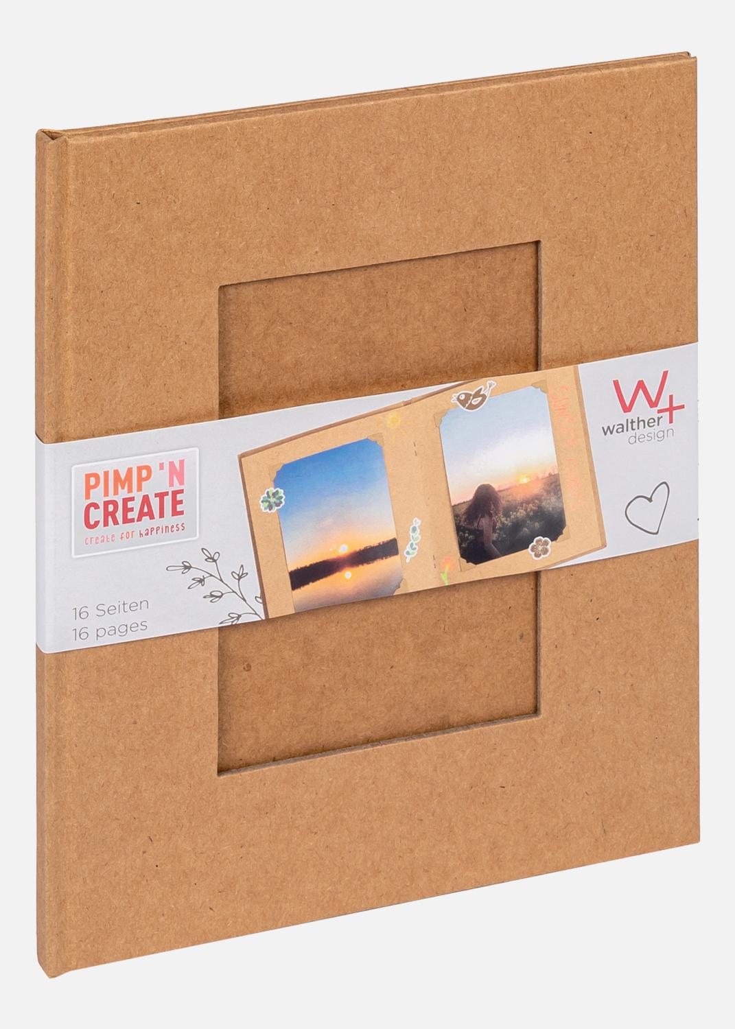 Product Image for Pac Álbum Castanho - 15,5x19 cm (16 Castanhos sidor / 8 folhas)