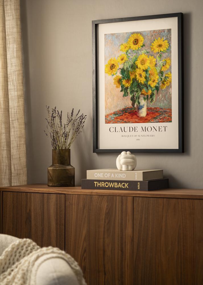 BGA Moldura caixa Vidro acrílico Preto 29,7x42 cm (A3)