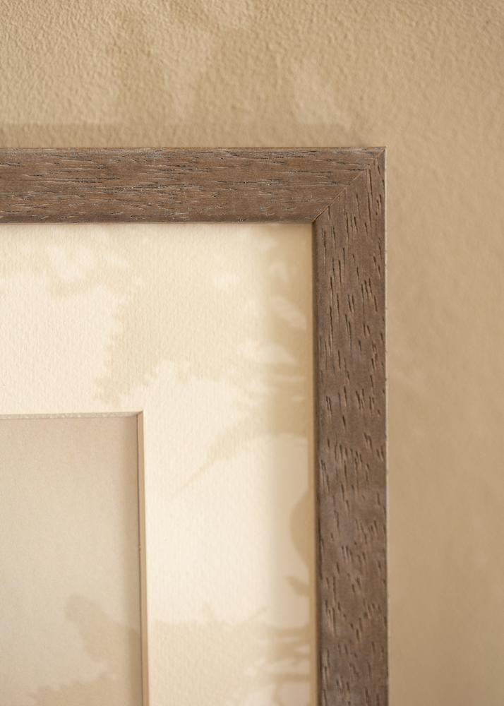 Moldura Hermes Vidro acrílico Cinzento 20x25 cm