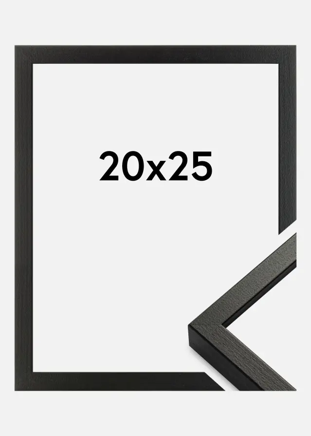 Moldura Vivaldi Preto 20x25 cm