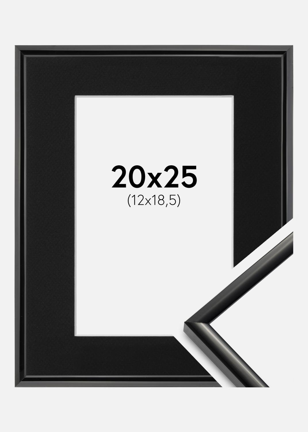 Product Image for Moldura New Lifestyle Preto 20x25 cm - Passe-partout Preto 13x19,5 cm