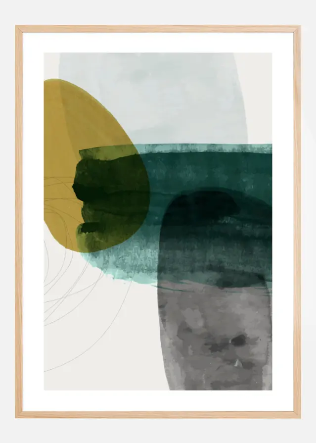 Watercolor Art No 3 Póster