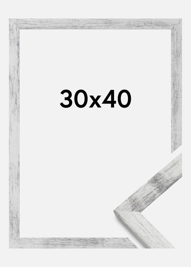 Moldura Fiorito Washed White Oak 30x40 cm