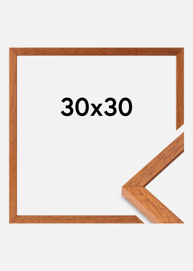 Moldura Ares Vidro acrílico Cereja 30x30 cm