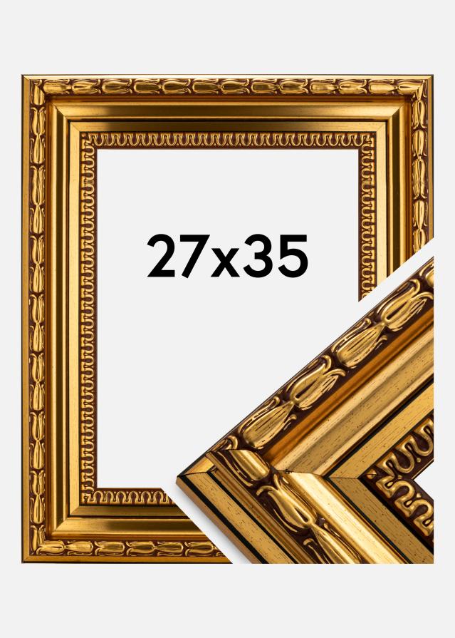 Moldura Birka Premium Dourado 27x35 cm