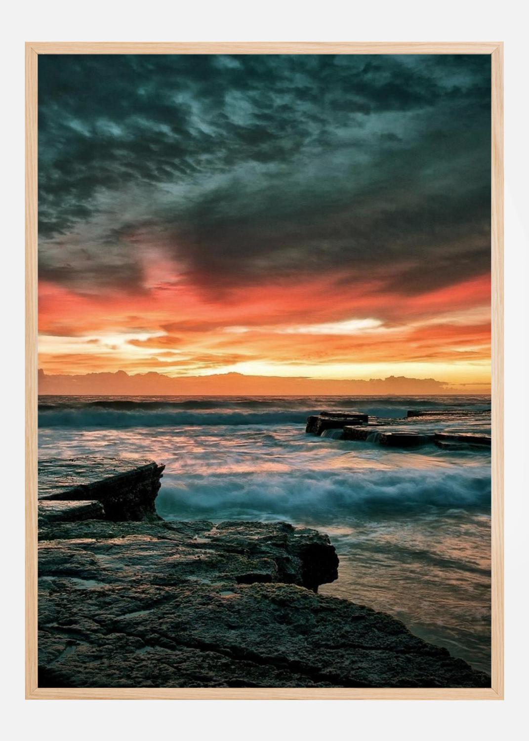 Product Image for Sunset Over Water Póster (21x29.7 cm (A4))