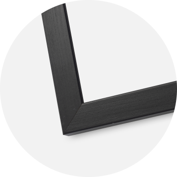 Moldura Stilren Preto 42x59,4 cm (A2) - Passe-partout Branco 25x38 cm