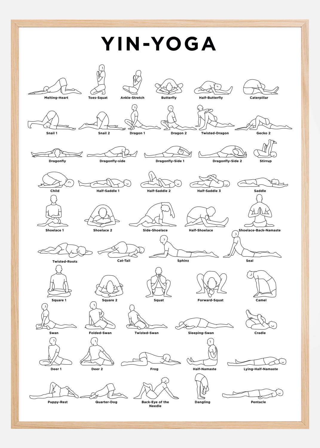 Product Image for Yoga - White Póster (21x29.7 cm (A4))