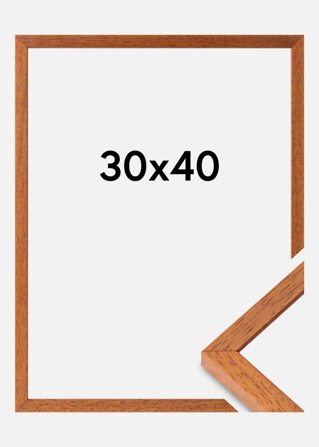 Moldura Ares Vidro acrílico Cereja 30x40 cm