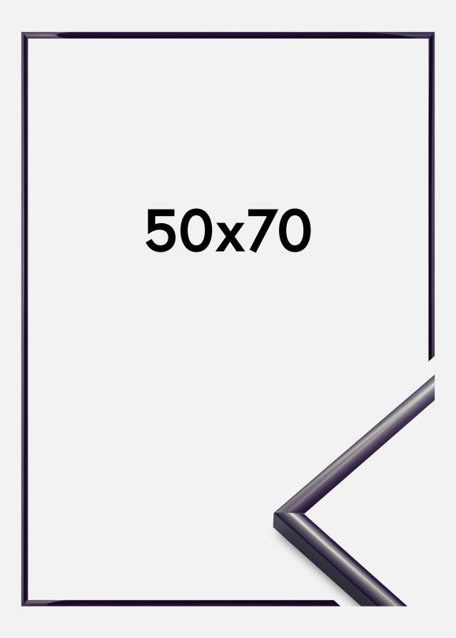 Moldura New Lifestyle Vidro acrílico Roxo-escuro 50x70 cm