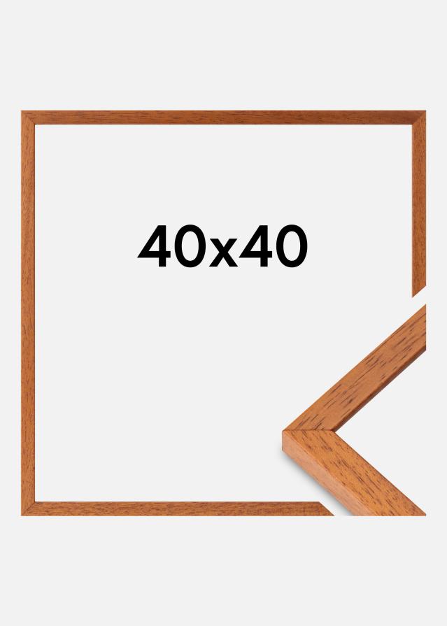 Moldura Ares Vidro acrílico Cereja 40x40 cm