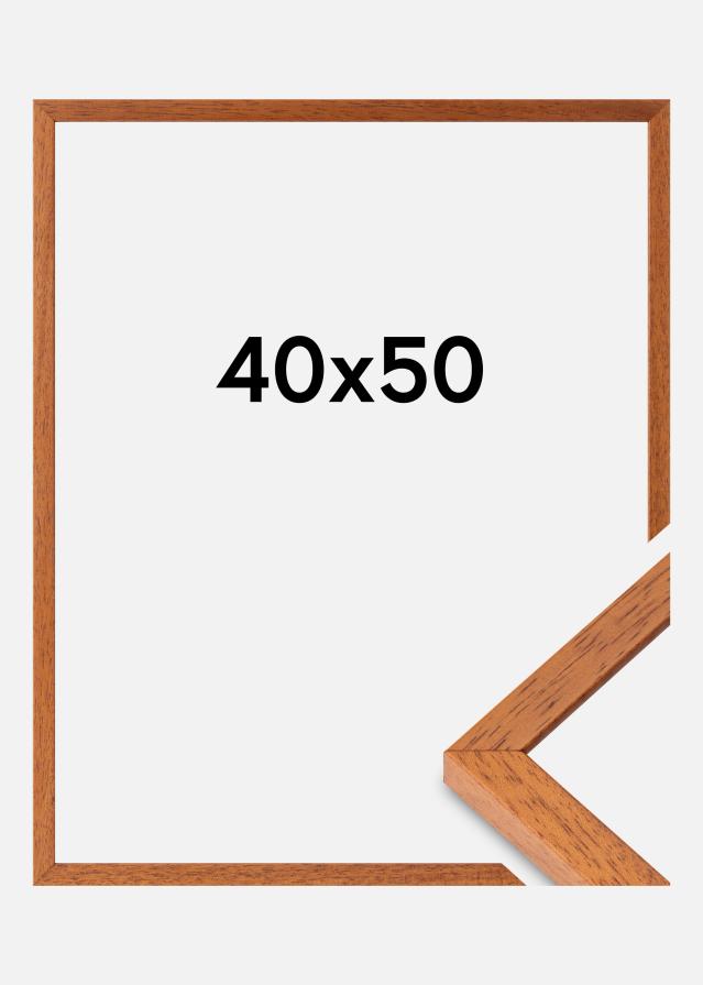 Moldura Ares Vidro acrílico Cereja 40x50 cm