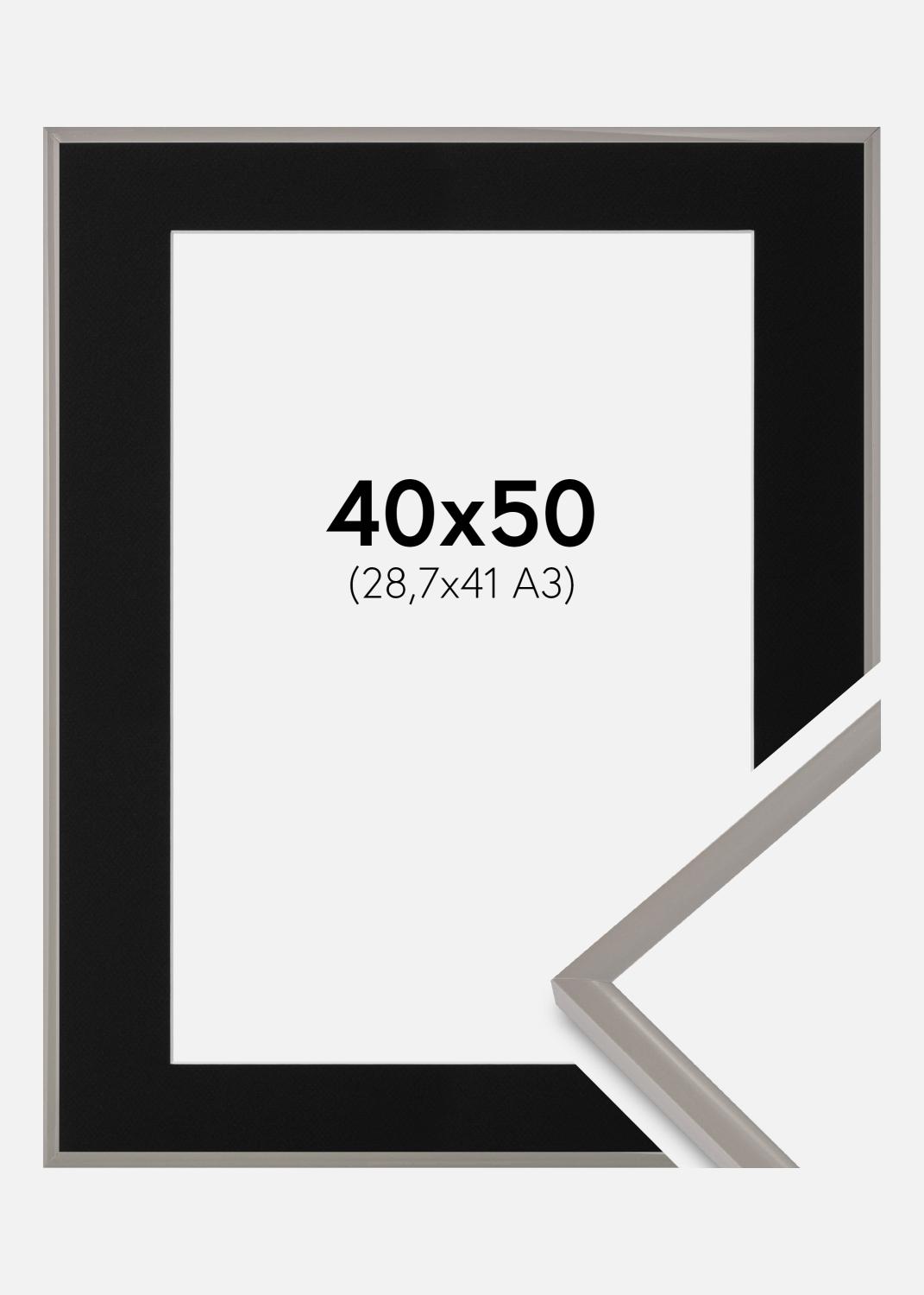 Product Image for Moldura New Lifestyle Earth Grey 40x50 cm - Passe-partout Preto 29,7x42 cm (A3)