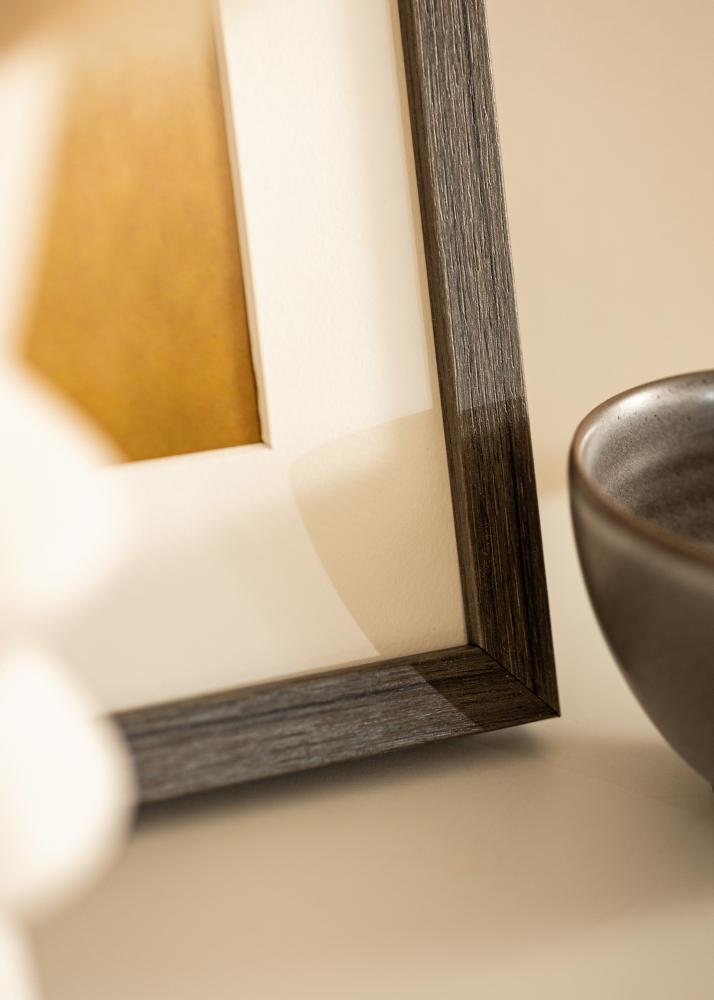 Moldura Hermes Vidro acrílico Grey Oak 60x70 cm