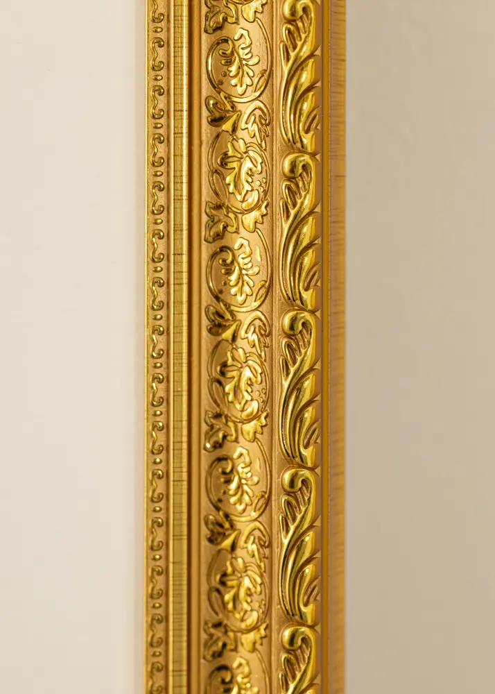 Moldura Ornate Vidro acrílico Dourado 29,7x42 cm (A3)