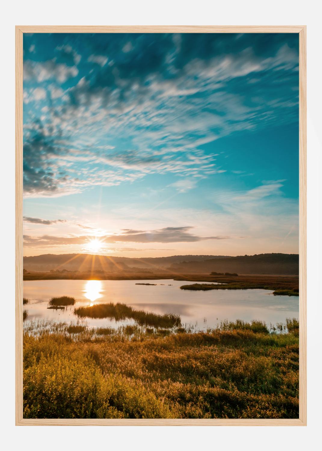 Product Image for Sunset Over Water Póster (21x29.7 cm (A4))