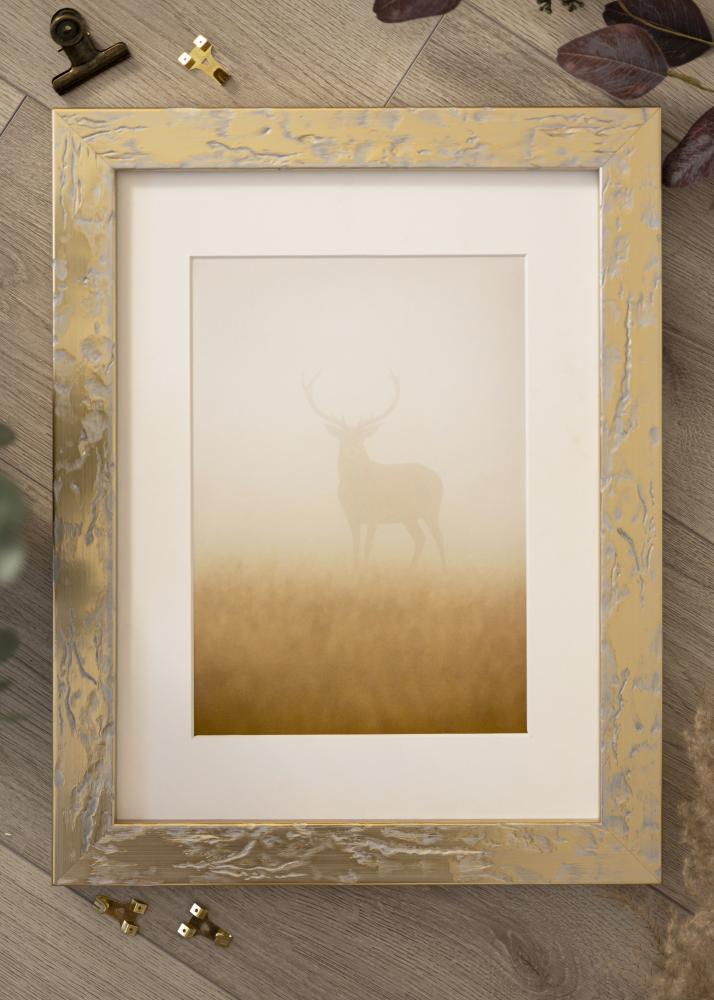 Moldura Freja Dourado - Tamanho personalizável