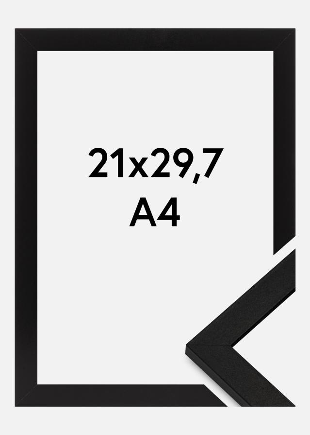 Moldura BGA Classic Vidro acrílico Preto 21x29,7 cm (A4)
