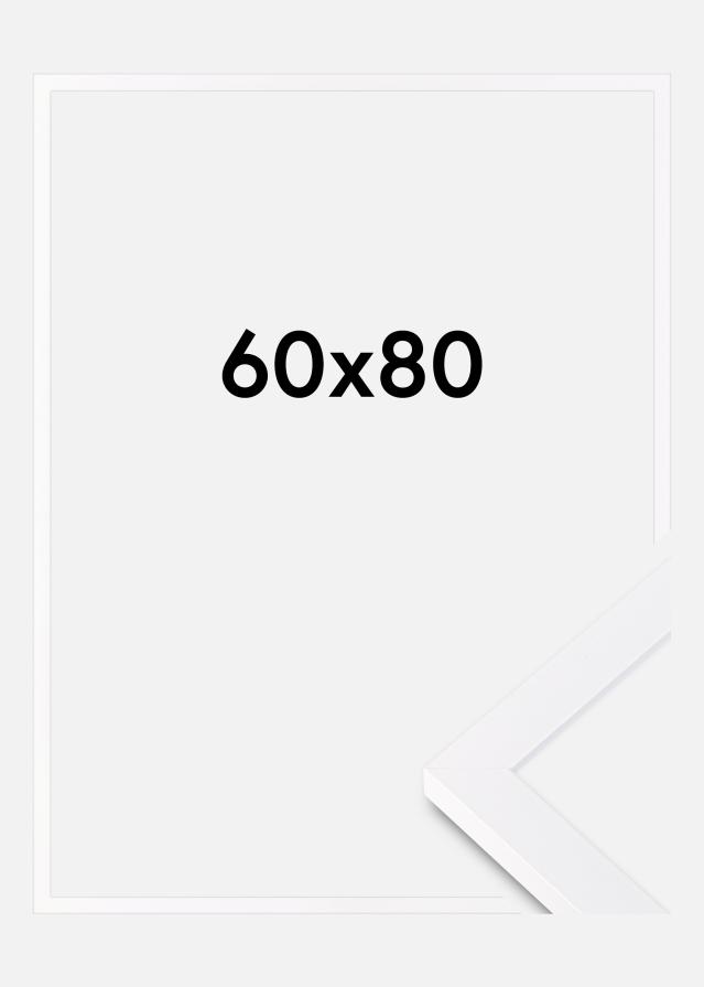 Moldura Selection Vidro acrílico Branco 60x80 cm