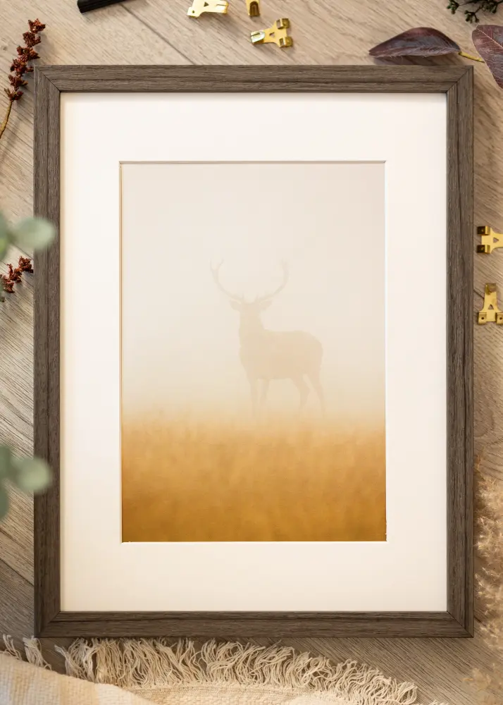 Moldura Hermes Vidro acrílico Grey Oak 42x59,4 cm (A2)