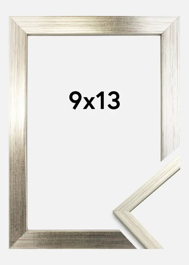 Moldura Edsbyn Prateado 9x13 cm