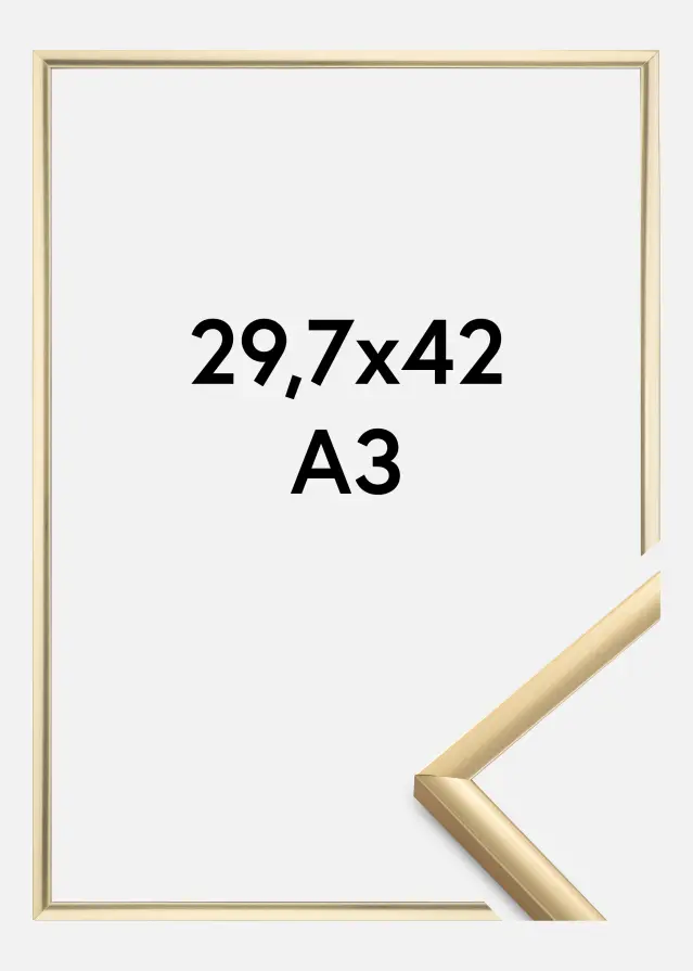 Moldura New Lifestyle Dourado 29,7x42 cm (A3)