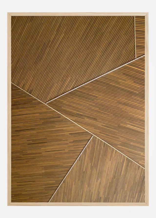 Abstract Wood Póster