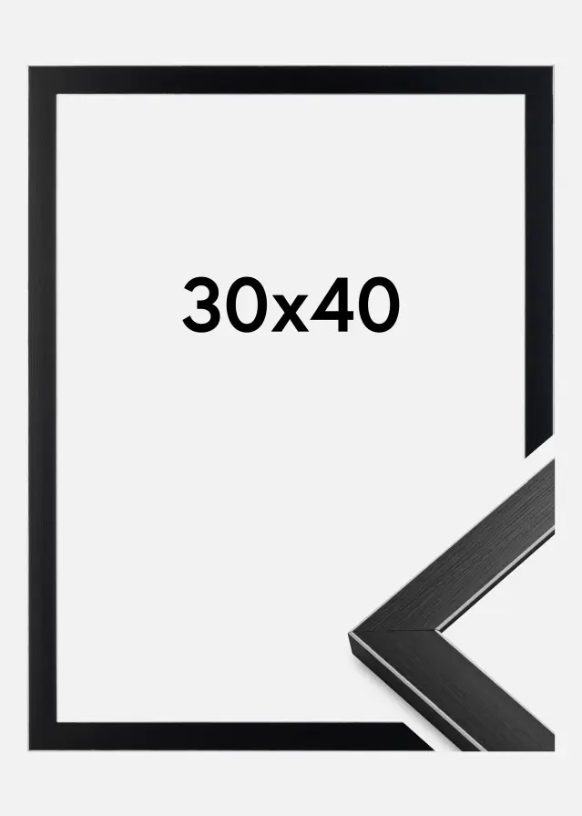 Moldura New York Preto 30x40 cm