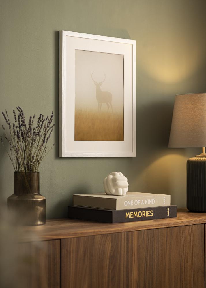 Moldura Devon Branco - Tamanho personalizável