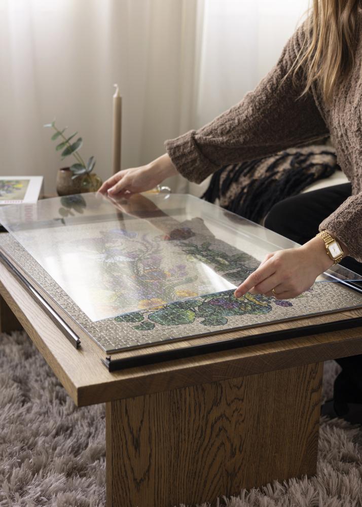 Moldura para puzzle Preto 51x72 cm