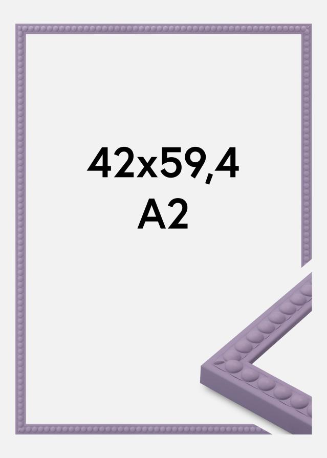 Moldura Perla Vidro acrílico Roxo 42x59,4 cm (A2)