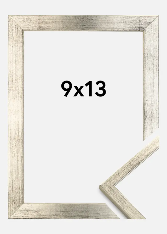 Moldura Galant Prateado 9x13 cm