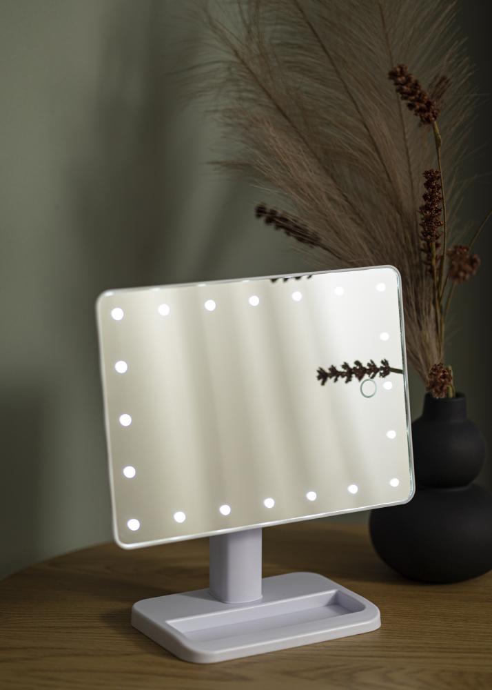 KAILA Espelho para toucador Foot Branco 18x30 cm