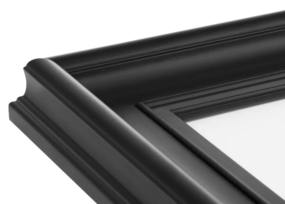 Moldura Mora Premium Preto 30x91 cm