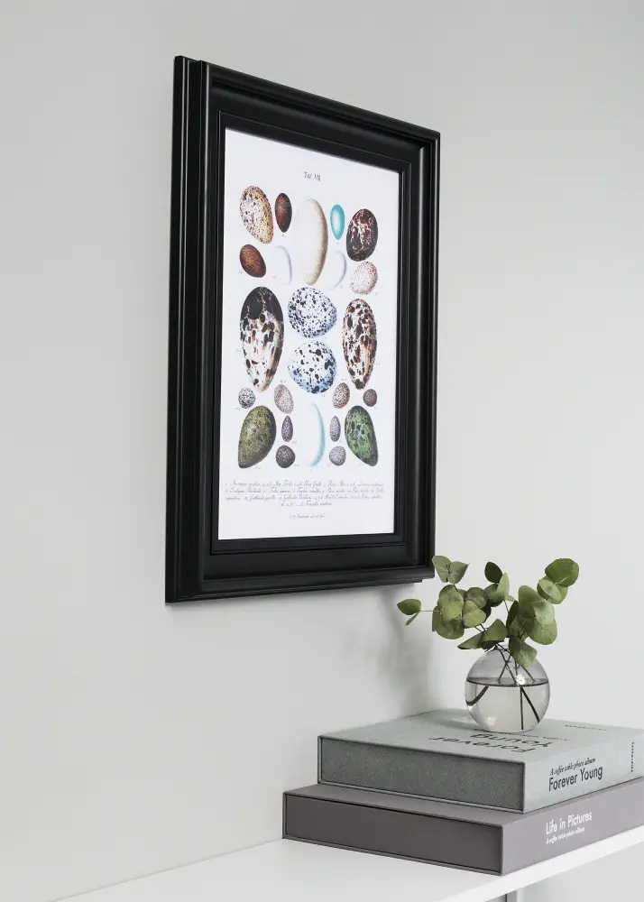 Moldura Mora Premium Preto 30x91 cm