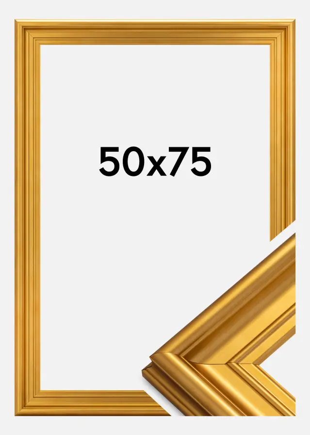Moldura Mora Premium Dourado 50x75 cm