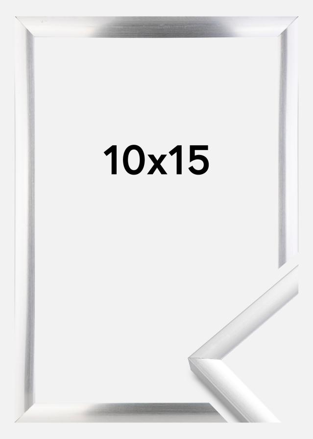 Moldura New Lifestyle Prateado 10x15 cm