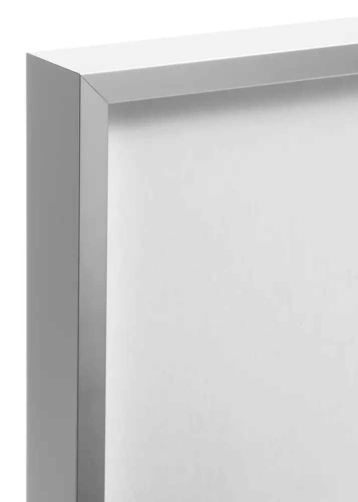 Moldura Nielsen Premium Alpha Brilhante Prateado 70x70 cm