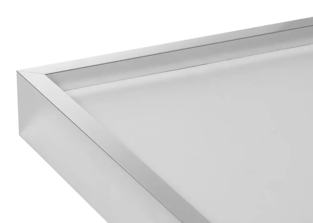 Moldura Nielsen Premium Alpha Brilhante Prateado 70x70 cm