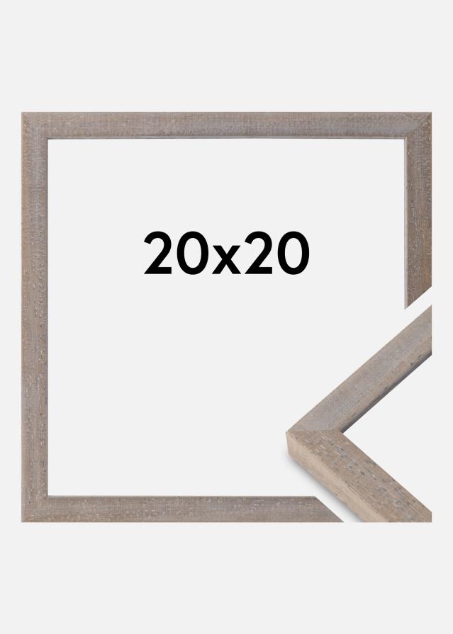 Moldura Ares Vidro acrílico Cinzento 20x20 cm