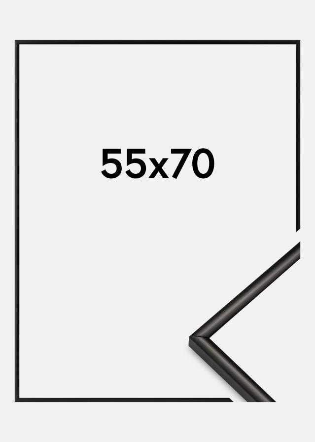 Moldura Scandi Vidro acrílico Preto mate 55x70 cm