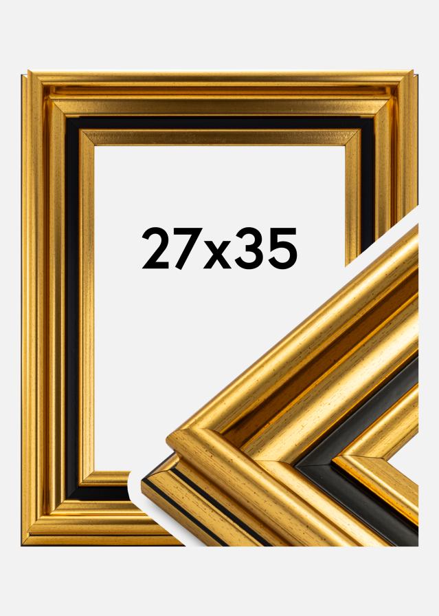 Moldura Gysinge Premium Dourado 27x35 cm