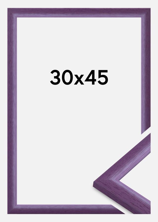 Moldura Cornwall Vidro acrílico Lilás 30x45 cm