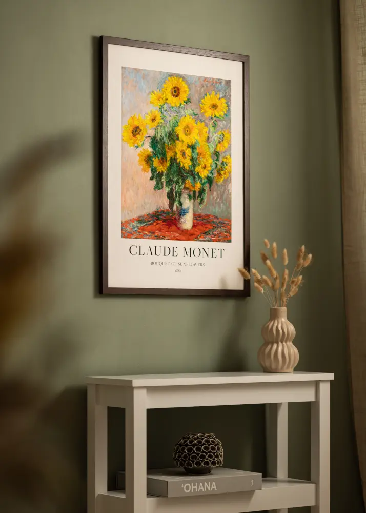 Moldura Deco Vidro acrílico Nogueira 42x59 cm (A2)