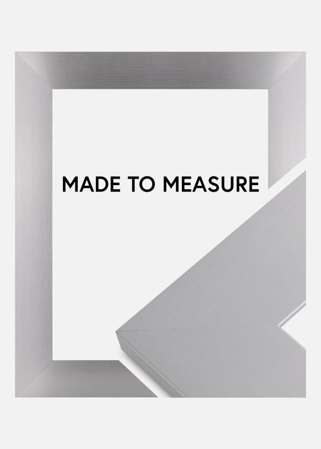 Moldura Dover Lisa Prateado - Tamanho personalizável