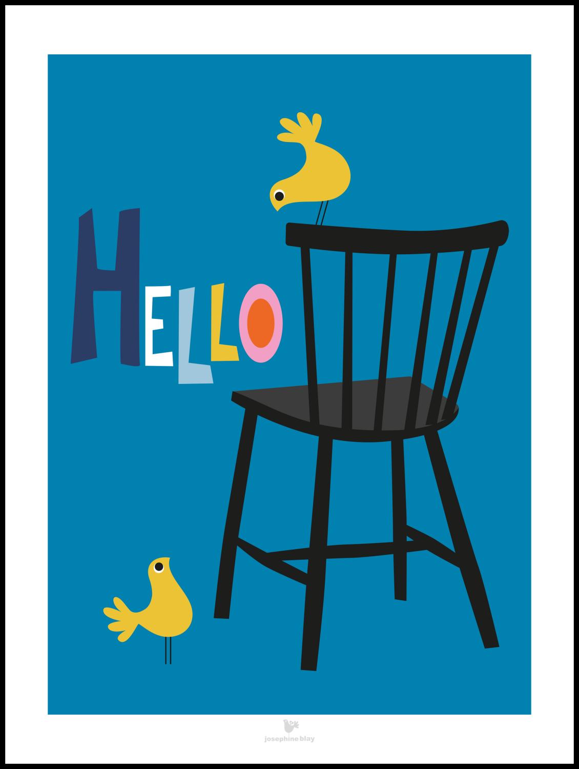 Product Image for Chair - Blue Póster (30x40 cm)