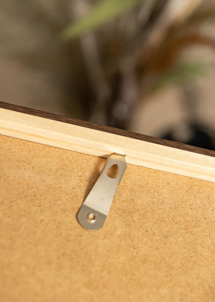 Moldura Hermes Vidro acrílico Nogueira 30x40 cm