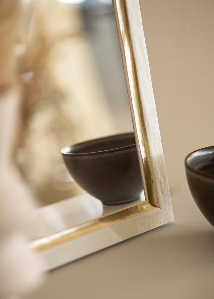 Espelho Leonie Branco - Tamanho personalizável