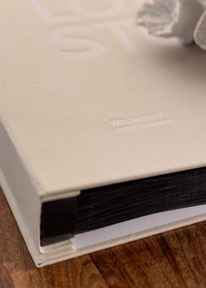 KAILA Álbum de Fotos OUR LOVE STORY Creme - 600 fotos em 10x15 cm