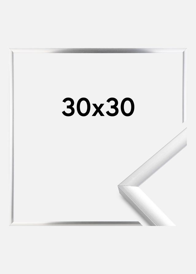 Moldura New Lifestyle Prateado 30x30 cm